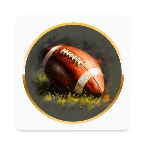American Football: Gridiron Gold - Square Magnet