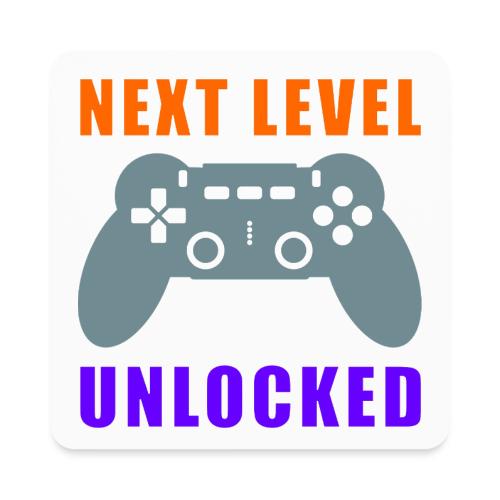 Next Level Unlocked Gamer Design - Square Magnet
