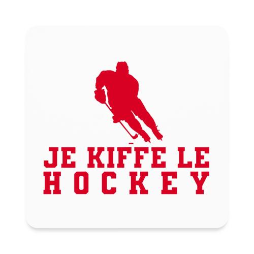 I love hockey - Square Magnet