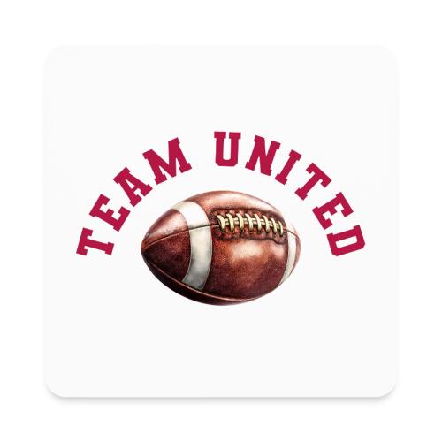 Team United American Football Design - Square Magnet