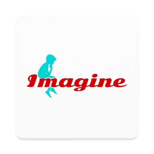 Imagine – Inspire Creativity & Dreams - Square Magnet