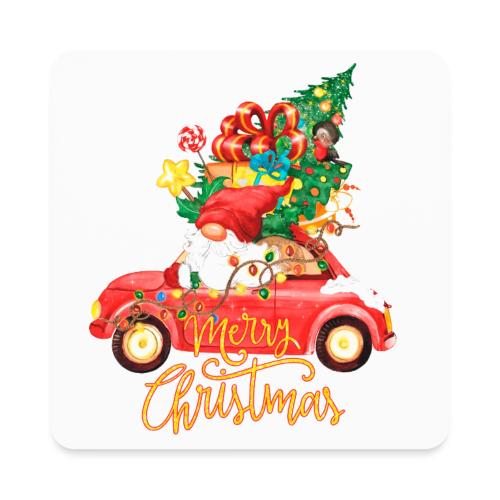 Merry Christmas - Square Magnet