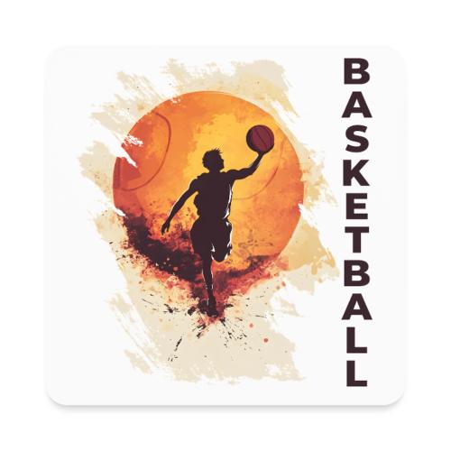 Basketball Stride - Square Magnet