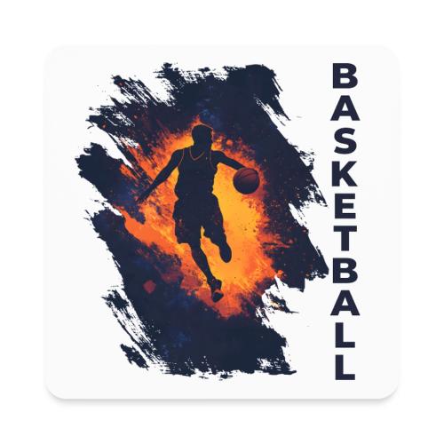 Basketball Focus - Square Magnet
