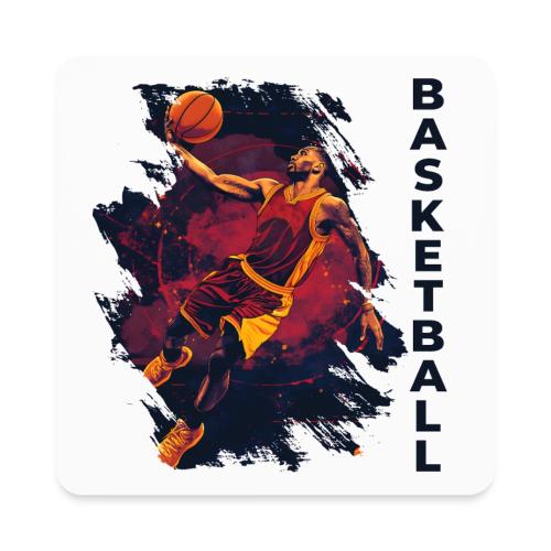 Basketball Charge - Square Magnet