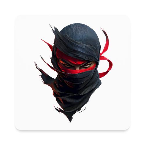 Crimson Stare Ninja - Square Magnet