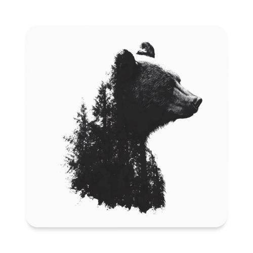 Forest Within the Bear - Square Magnet