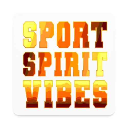 Sport Spirit Vibes Gradient - Square Magnet