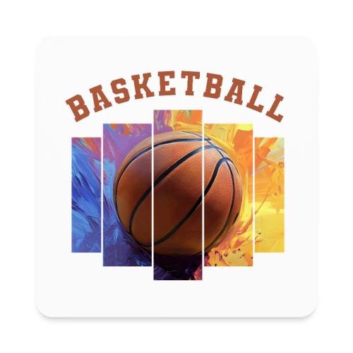 Basketball Pulse - Square Magnet