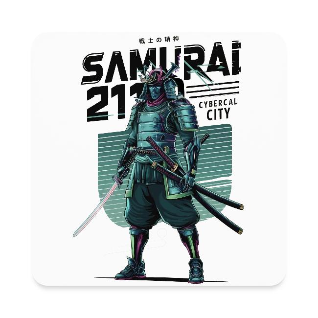 Cyber Samurai 2110: Glowing Katana Warrior