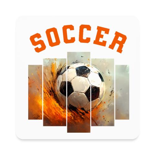 Soccer Iconic Touch - Square Magnet