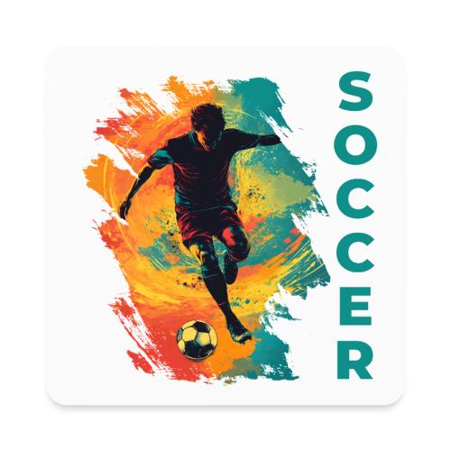 Soccer Hero Mode - Square Magnet