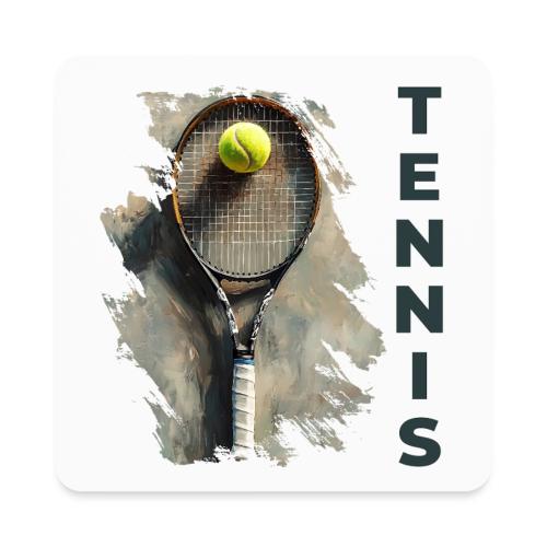 Tennis Power Play - Square Magnet
