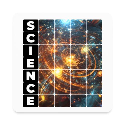 Golden Core of Science - Square Magnet