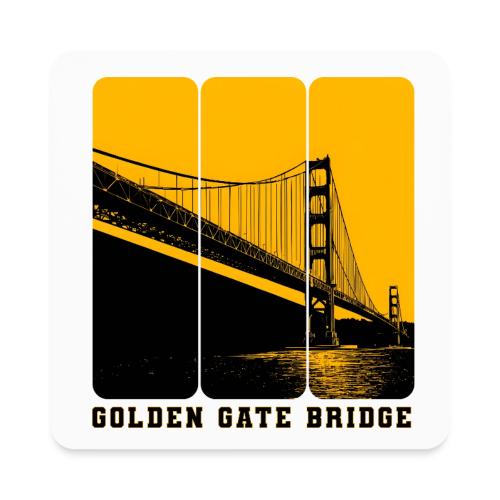 Golden Gate Bold Icon - Square Magnet