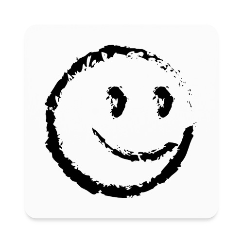 smile be happy - Square Magnet
