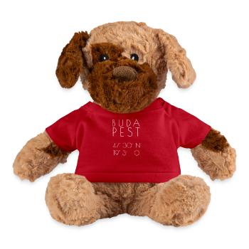 Budapest Coordinates Design - Dog - red - Front