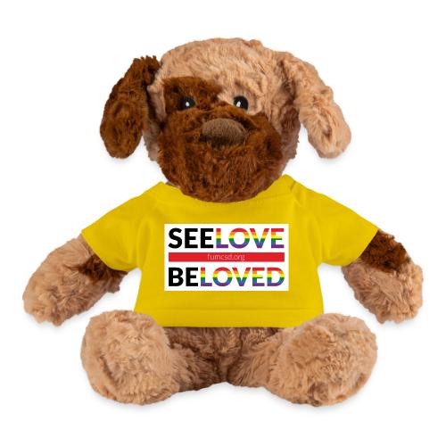 FUMCSD See Love, Be Loved: white design background - Dog