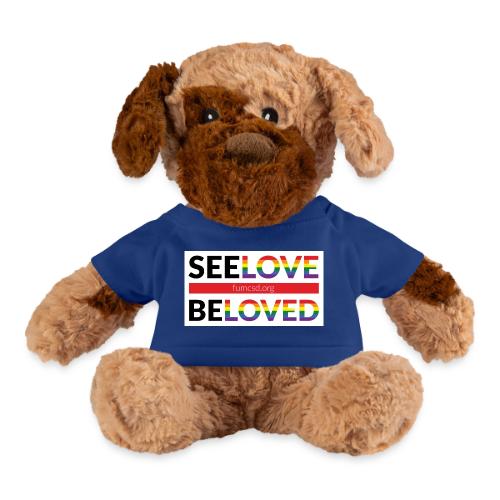 FUMCSD See Love, Be Loved: white design background - Dog