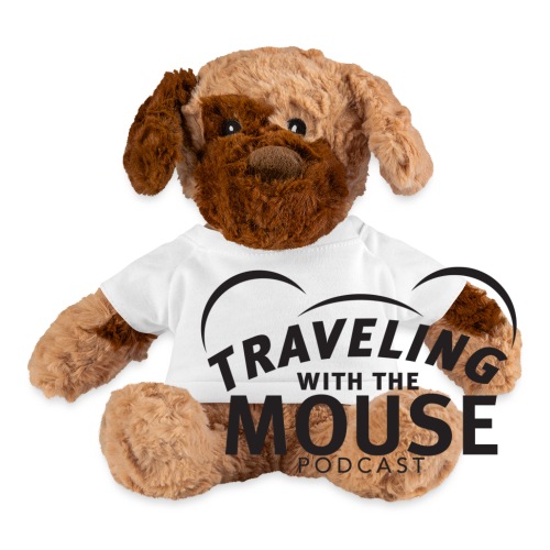 TravelingWithTheMouse logo transparent blk LG Crop - Dog