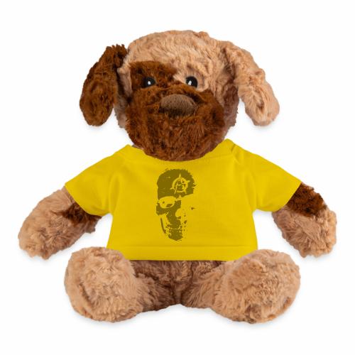 Anarchy Skull Gold Grunge Splatter Dots Gift Ideas - Dog