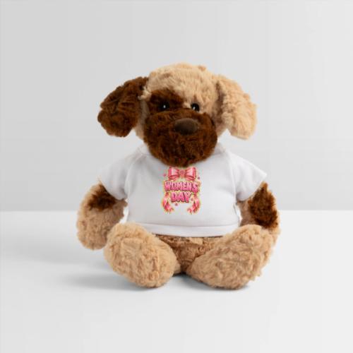 Cute Pink Bow Women’s Day Feminist Symbol - Dog