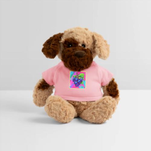 Vibrant Blueberry Artwork - Dog
