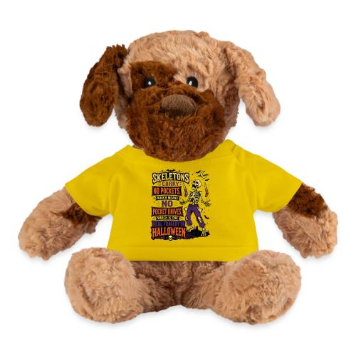 Skeletons Carry No Pockets - Funny Halloween Knife - Dog