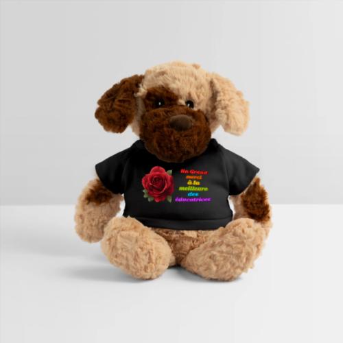 Thank You Educator: Pink and Rainbow Message - Dog
