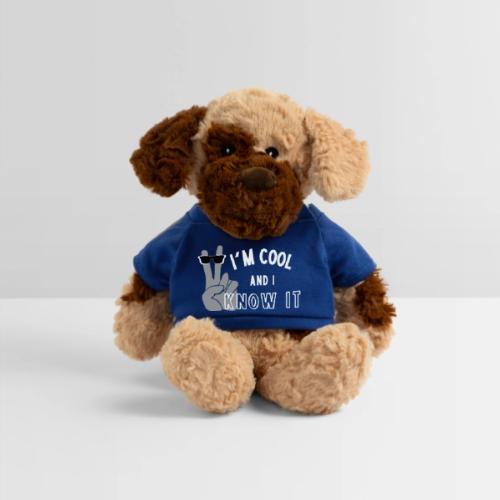 I'm Cool and I Know It - Fun Self Affirmation- Wht - Dog