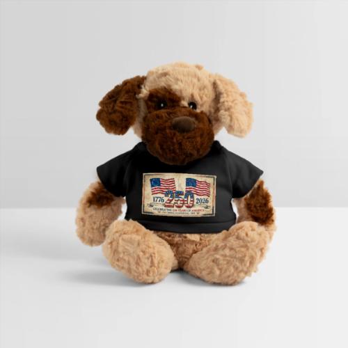USA 250th Anniversary Flags Emblem - Dog