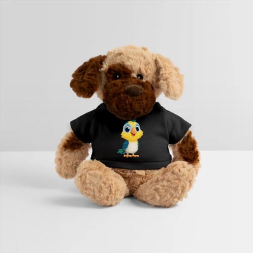 Playful Cartoon Parrot with Big Happy Eyes - Dog