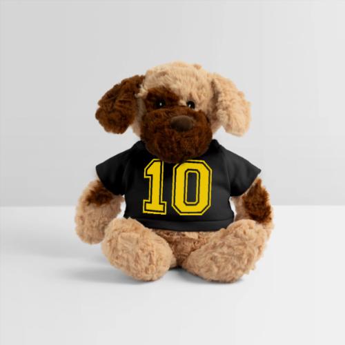 Number 10 in a classic athletic collegiate font - Dog