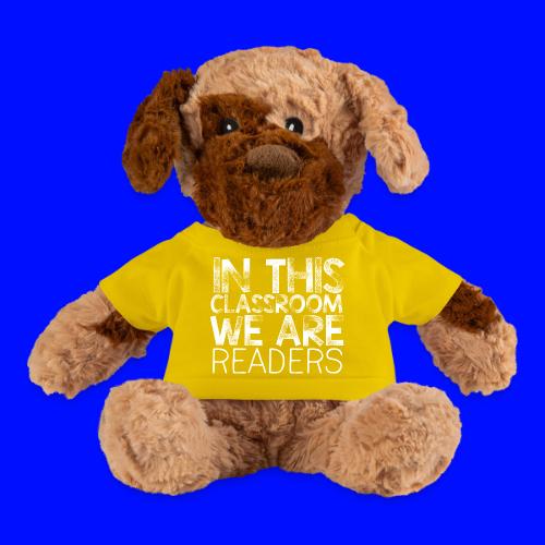 In This Classroom We Are Readers Teacher Pillow - Dog