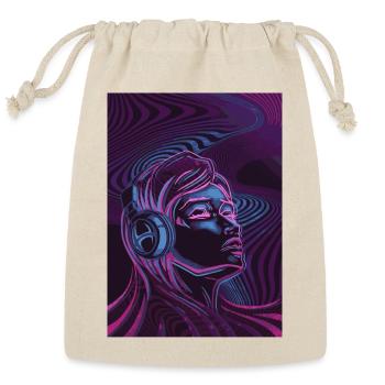 NEON TRANCE WOMEN - Reusable Gift Bag - Natural - Front