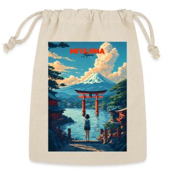 Miyajima Dreams - Reusable Gift Bag - Natural - Front