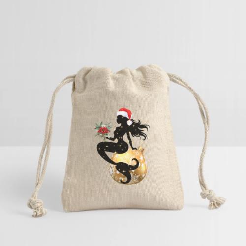 Merry Mermaid - Christmas Edition Design - Reusable Gift Bag