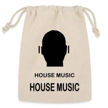 House music - Reusable Gift Bag - Natural - Front