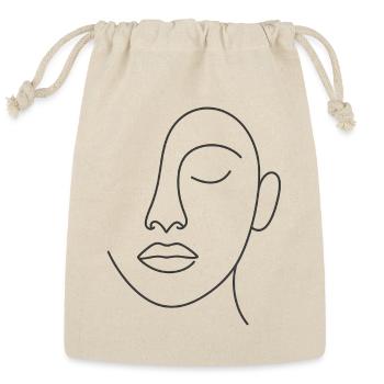 OneLine Face Contour - Reusable Gift Bag - Natural - Front