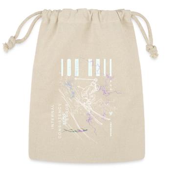 Neon Lightning Skeleton Circuit - Reusable Gift Bag - Natural - Front