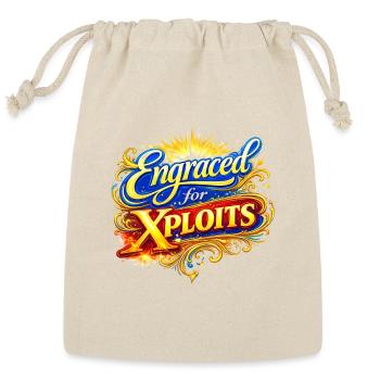 Engraced for Xploits - Reusable Gift Bag - Natural - Front