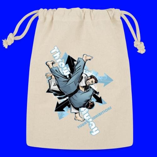 Judo Shirt - Jiu Jitsu Throw Away Your Inhibitions - Reusable Gift Bag