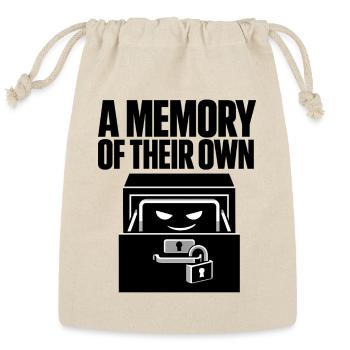 A Memory of Their Own AI Tech Humor - Reusable Gift Bag - Natural - Front