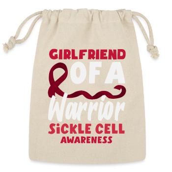 Sickle Cell Awareness Warrior Supporter Survivor - Reusable Gift Bag - Natural - Front