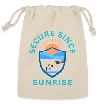 Sunrise Security Shield - Reusable Gift Bag - Natural - Front