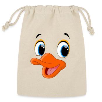 Cute little duck face - Reusable Gift Bag - Natural - Front