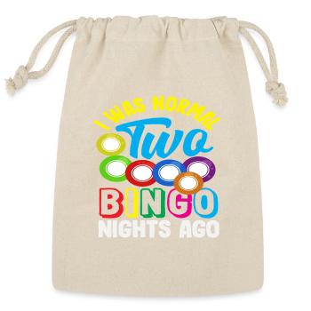 I Was Normal Two Bingo Nights Ago Bingo Player - Reusable Gift Bag - Natural - Front