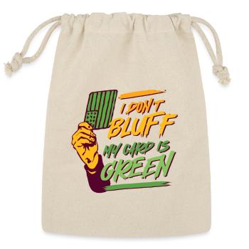 Green Card My Card Is Green - Reusable Gift Bag - Natural - Front