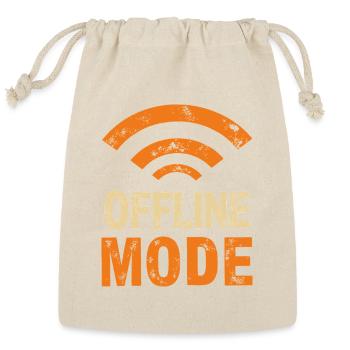 Finally in a dead zone – offline mode - Reusable Gift Bag - Natural - Front