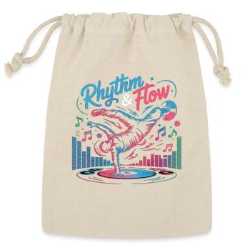 Street Dance Beat - Urban DJ Music Design - Reusable Gift Bag - Natural - Front
